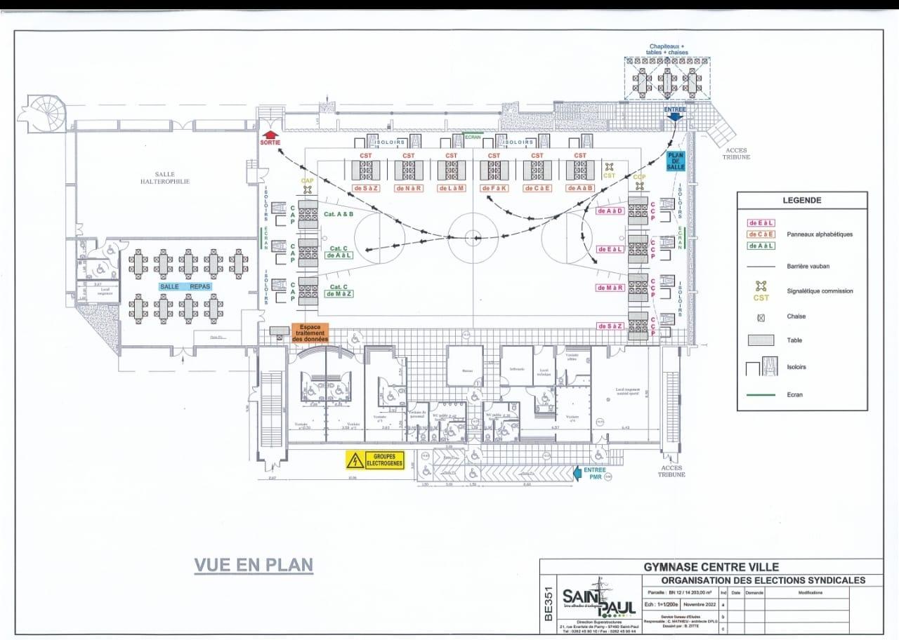 Plan bureau de vote